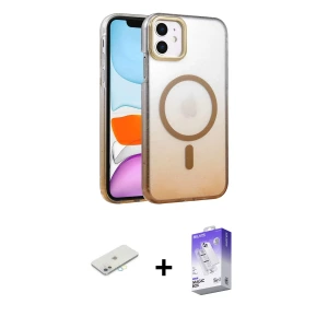 ieg™ iPhone 12 Kılıf Ahenk Doku Özel Seri - Siyah Bilvis 5in1 3D Magic Cam Ekran Koruyucu + Renkli Kamera Lens Koruma Cam - SI