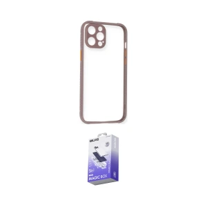 ieg™ iPhone 12 Kılıf Nova Asil Özel Seri - Siyah Bilvis 5in1 5D Magic Hayalet Cam Ekran Koruyucu