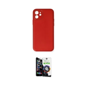 ieg™ iPhone 12 Mini Kılıf Yadigar Klasik - Şeffaf Temperli Cam Ekran Koruyucu