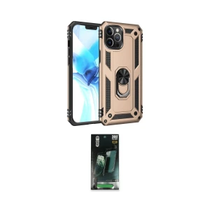 ieg™ iPhone 12 Pro Max Kılıf Ahenk Klasik Koleksiyonu - Şeffaf 360 Full Body Arka Koruyucu
