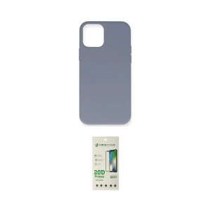 ieg™ iPhone 12 Pro Max Kılıf Ahenk Serisi - Siyah 20D Premium Cam Ekran Koruyucu