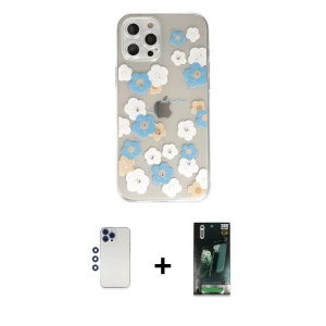 ieg™ iPhone 12 Pro Max Kılıf Eksen Asil Prime - Siyah 360 Mat Full Body Arka Koruyucu + Shine Kamera Lens - LT