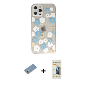 ieg™ iPhone 12 Pro Max Kılıf Eksen Asil Prime - Siyah 6D Mat Seramik Hayalet Nano Ekran Koruyucu + Shine Kamera Lens Koruma Cam - GS
