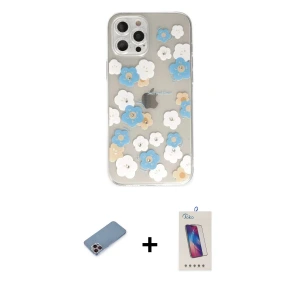 ieg™ iPhone 12 Pro Max Kılıf Eksen Asil Prime - Siyah Joko 5D Cam + Shine Kamera Lens Koruma Cam - PE