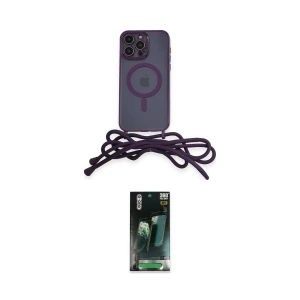 ieg™ iPhone 12 Pro Max Kılıf Eksen Özel Seri - Siyah 360 Mat Full Body Arka Koruyucu