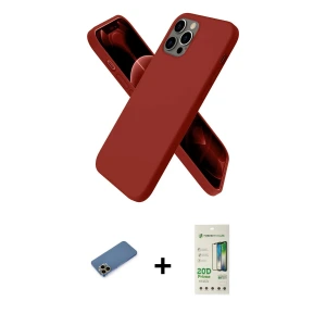 ieg™ iPhone 12 Pro Max Kılıf Kozmos Yansıma Özel Seri - Siyah 20D Premium Cam Ekran Koruyucu + Shine Kamera Lens Koruma Cam - GD