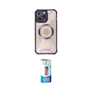 ieg™ iPhone 12 Pro Max Kılıf Kutup Modern - Siyah 5D Eko Cam Ekran Koruyucu