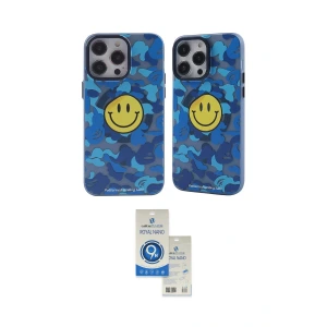 ieg™ iPhone 12 Pro Max Kılıf Nova Doku Koleksiyonu - Şeffaf Royal Nano Ekran Koruyucu