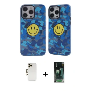 ieg™ iPhone 12 Pro Max Kılıf Nova Doku Koleksiyonu - Siyah 360 Mat Full Body Arka Koruyucu + Shine Kamera Lens - GD
