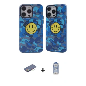 ieg™ iPhone 12 Pro Max Kılıf Nova Doku Koleksiyonu - Siyah Joko Magic 5D Cam + Renkli Kamera Lens Koruma Cam - MI