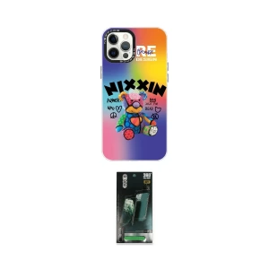 ieg™ iPhone 12 Pro Max Kılıf Siluet Çizgi Koleksiyonu - Siyah 360 Mat Full Body Arka Koruyucu