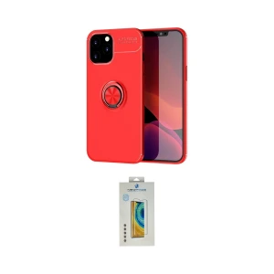 ieg™ iPhone 12 Pro Max Kılıf Yankı Form Prime - Siyah Polymer Nano Ekran Koruyucu
