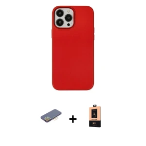 ieg™ iPhone 13 Pro Max Kılıf Çekirdek Çizgi - Şeffaf Maxco Cam Ekran Koruyucu + Renkli Kamera Lens Koruma Cam - SI