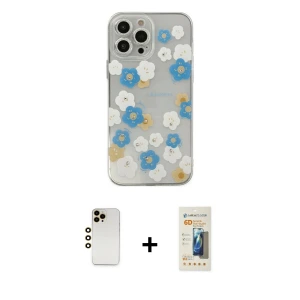 ieg™ iPhone 13 Pro Max Kılıf Eksen Asil Prime - Siyah 6D Mat Seramik Hayalet Nano Ekran Koruyucu + Shine Kamera Lens - GD