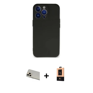 ieg™ iPhone 13 Pro Max Kılıf Kozmos Yansıma Özel Seri - Şeffaf Maxco Cam Ekran Koruyucu + Rainbow Kamera Lens Koruma Cam - REGD