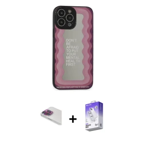 ieg™ iPhone 13 Pro Max Kılıf Odak Klasik Serisi - Siyah Bilvis 5in1 3D Magic Cam Ekran Koruyucu + Pers Alüminyum Kamera Lens - GI