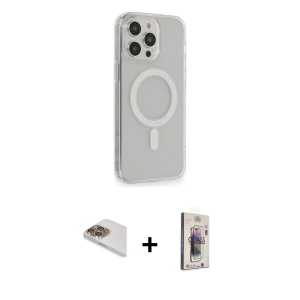 ieg™ iPhone 13 Pro Max Kılıf Pusula Çizgi Koleksiyonu - Siyah Bilvis 3D Cam Ekran Koruyucu + Pers Alüminyum Kamera Lens - GD