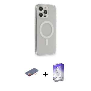 ieg™ iPhone 13 Pro Max Kılıf Pusula Çizgi Koleksiyonu - Siyah Bilvis 5in1 3D Magic Cam Ekran Koruyucu + Renkli Kamera Lens Koruma Cam - TU