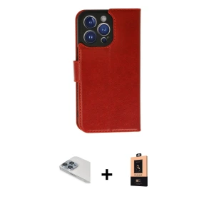 ieg™ iPhone 13 Pro Max Kılıf Siluet Işık Serisi - Şeffaf Maxco Cam Ekran Koruyucu + Pers Alüminyum Kamera Lens - SABE