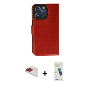 ieg™ iPhone 13 Pro Max Kılıf Siluet Işık Serisi - Şeffaf Pasifik Cam Ekran Koruyucu + Pers Alüminyum Kamera Lens - KI