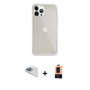 ieg™ iPhone 13 Pro Max Kılıf Vadi Asil Prime - Şeffaf Maxco Cam Ekran Koruyucu + Pers Alüminyum Kamera Lens - SABE