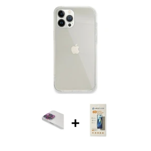 ieg™ iPhone 13 Pro Max Kılıf Vadi Asil Prime - Siyah 6D Mat Seramik Hayalet Nano Ekran Koruyucu + Pers Alüminyum Kamera Lens - GI