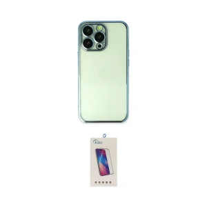 ieg™ iPhone 13 Pro Max Kılıf Vadi Minimal - Siyah Joko 5D Cam