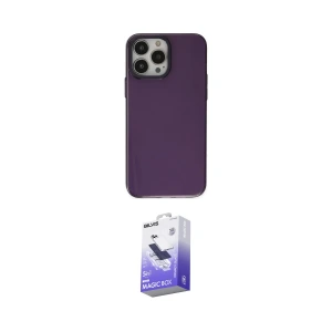 ieg™ iPhone 13 Pro Max Kılıf Zirve Doku Koleksiyonu - Siyah Bilvis 5in1 5D Magic Hayalet Cam Ekran Koruyucu