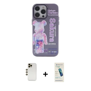 ieg™ iPhone 13 Pro Max Kılıf Zirve Form Özel Seri - Şeffaf Pasifik Cam Ekran Koruyucu + Shine Kamera Lens - GD