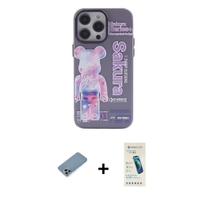 ieg™ iPhone 13 Pro Max Kılıf Zirve Form Özel Seri - Şeffaf Pasifik Cam Ekran Koruyucu + Shine Kamera Lens Koruma Cam - GI