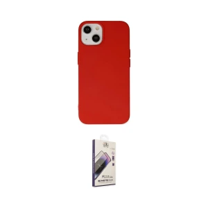 ieg™ iPhone 14 Kılıf Ahenk Serisi - Siyah Bilvis 3D Mat Cam Ekran Koruyucu