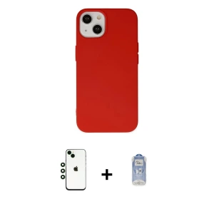 ieg™ iPhone 14 Kılıf Ahenk Serisi - Siyah Joko Magic 5D Cam + Shine Kamera Lens - YL