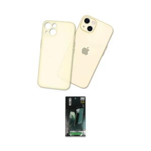 ieg™ iPhone 14 Kılıf Atlas Minimal Prime - Şeffaf 360 Full Body Arka Koruyucu
