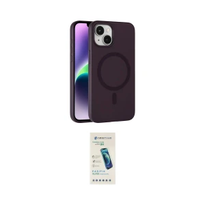 ieg™ iPhone 14 Kılıf Çekirdek Modern Prime - Şeffaf Pasifik Cam Ekran Koruyucu