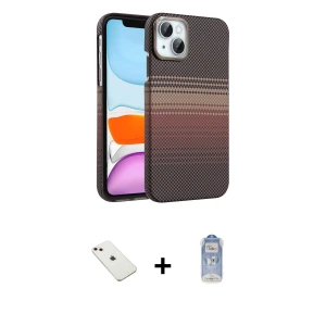 ieg™ iPhone 14 Kılıf Doruk Serisi - Siyah Joko Magic 5D Cam + Diamond Kamera Lens - PE