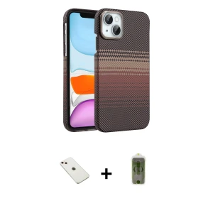 ieg™ iPhone 14 Kılıf Doruk Serisi - Siyah Joko Magic 5D Hayalet Cam + Diamond Kamera Lens - PE