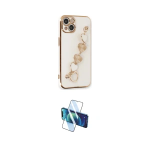 ieg™ iPhone 14 Kılıf Nova Işık Prime - Siyah 3D Antistatik Cam Ekran Koruyucu