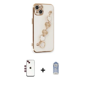 ieg™ iPhone 14 Kılıf Nova Işık Prime - Siyah Joko Magic 5D Cam + Shine Kamera Lens - KI