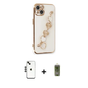 ieg™ iPhone 14 Kılıf Nova Işık Prime - Siyah Joko Magic 5D Hayalet Cam + Shine Kamera Lens - SH