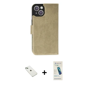 ieg™ iPhone 14 Kılıf Siluet Işık Serisi - Şeffaf Pasifik Cam Ekran Koruyucu + Diamond Kamera Lens - YL