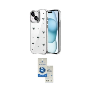 ieg™ iPhone 14 Kılıf Yörünge Form - Şeffaf Royal Nano Ekran Koruyucu