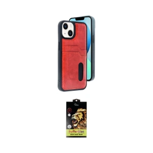 ieg™ iPhone 14 Kılıf Yörünge Işık Serisi - Siyah Buffer Cam Ekran Koruyucu