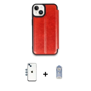 ieg™ iPhone 14 Kılıf Zirve Yansıma Serisi - Siyah Joko Magic 5D Cam + Shine Kamera Lens - MI