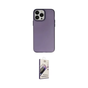 ieg™ iPhone 14 Pro Kılıf Ahenk Çizgi Prime - Siyah Bilvis 3D Mat Cam Ekran Koruyucu