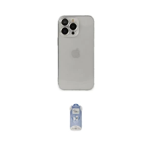 ieg™ iPhone 14 Pro Kılıf Ufuk Minimal Özel Seri - Siyah Joko Magic 5D Cam