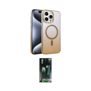 ieg™ iPhone 14 Pro Max Kılıf Ahenk Doku Özel Seri - Şeffaf 360 Full Body Arka Koruyucu