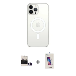 ieg™ iPhone 14 Pro Max Kılıf Ahenk Yansıma Prime - Siyah Joko 5D Cam + Bilvis Titan Kamera Lens - SH