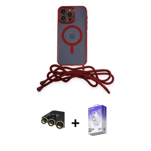ieg™ iPhone 14 Pro Max Kılıf Eksen Özel Seri - Siyah Bilvis 5in1 3D Magic Cam Ekran Koruyucu + Raze Metal Kamera Lens - GD