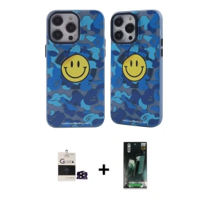 ieg™ iPhone 14 Pro Max Kılıf Nova Doku Koleksiyonu - Şeffaf 360 Full Body Arka Koruyucu + Bilvis Titan Kamera Lens - SH