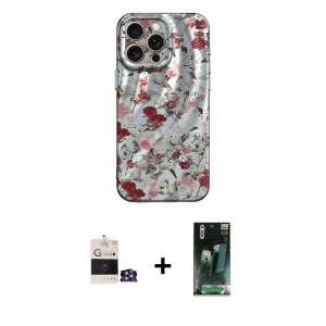 ieg™ iPhone 14 Pro Max Kılıf Nova Doku Prime - Şeffaf 360 Full Body Arka Koruyucu + Bilvis Titan Kamera Lens - GS